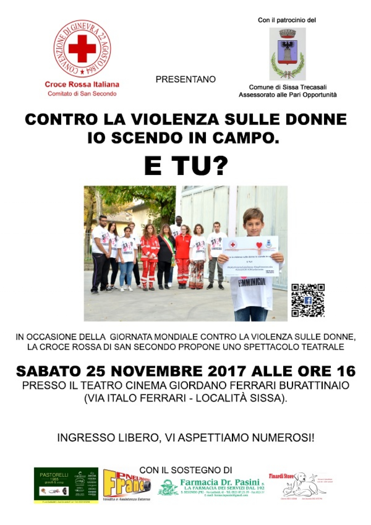 25 novembre &ndash; In scena contro la violenza sulle donne