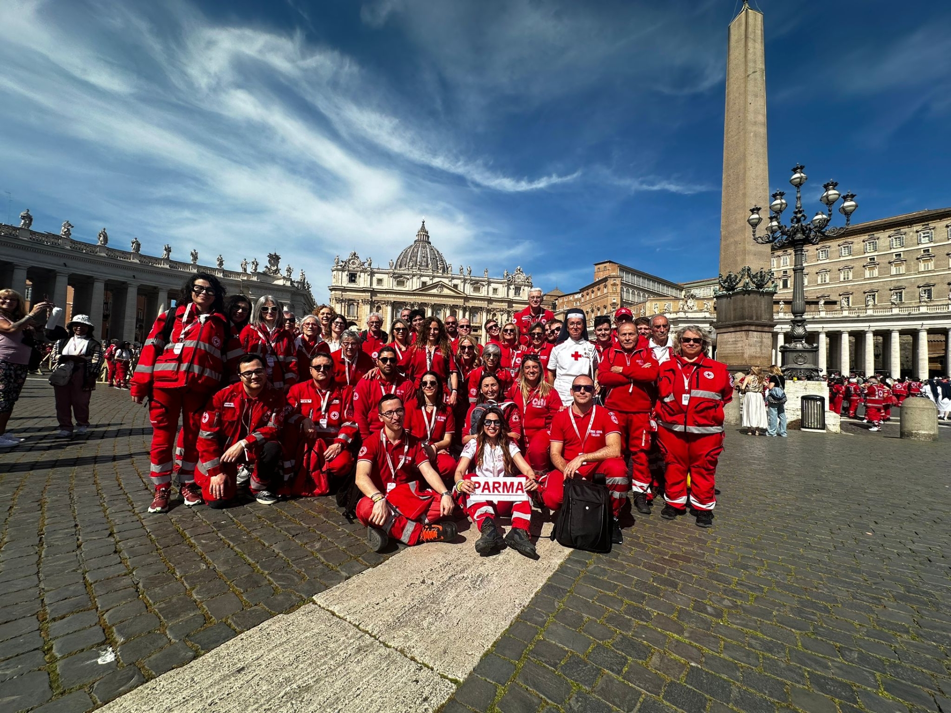 Croce Rossa da Papa Francesco: anche 60 volontari da Parma e provincia