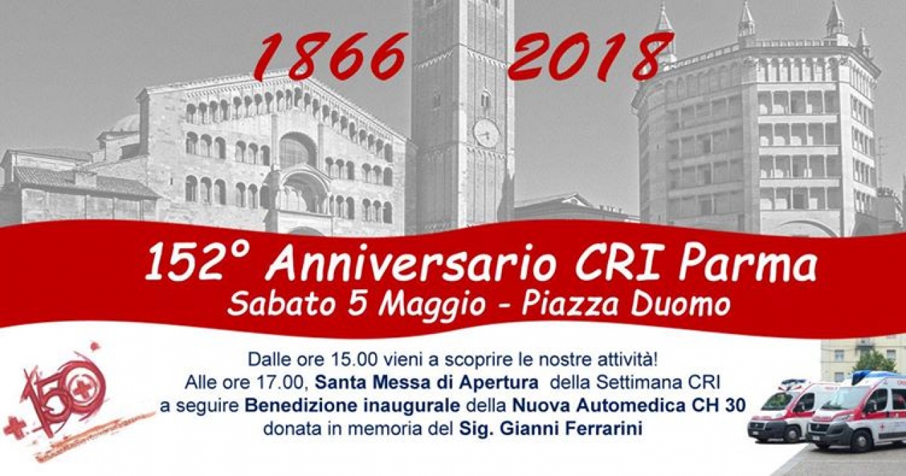 Settimana CRI 2018 - Tanti appuntamenti in programma