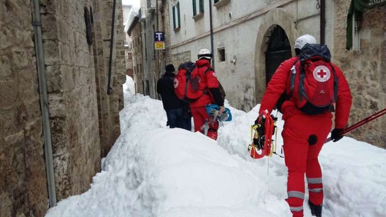 Emergenza Centro Italia: continua senza sosta l'impegno di Croce Rossa