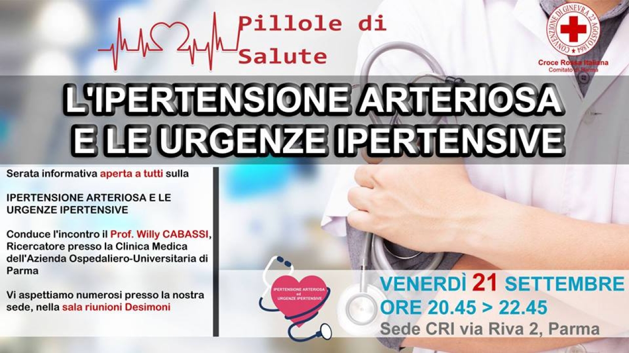 Incontro su Ipertensione arteriosa e urgenze ipertensive