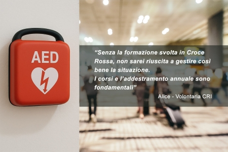 Alice, volontaria CRI Parma, salva una vita a Fiumicino: “Il training è fondamentale”