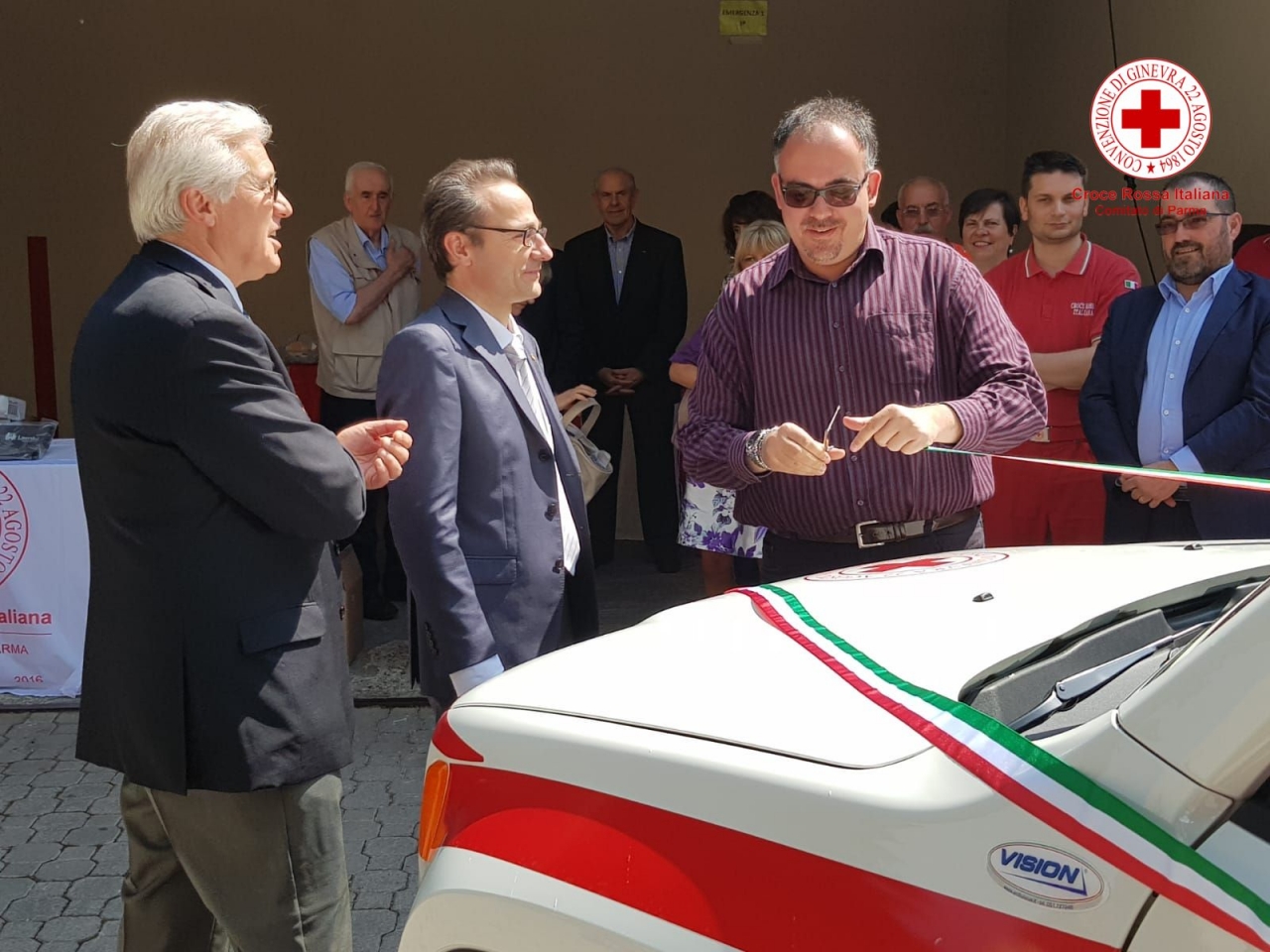 Inaugurati Mezzo e Materiale donati da Fondazione Cariparma
