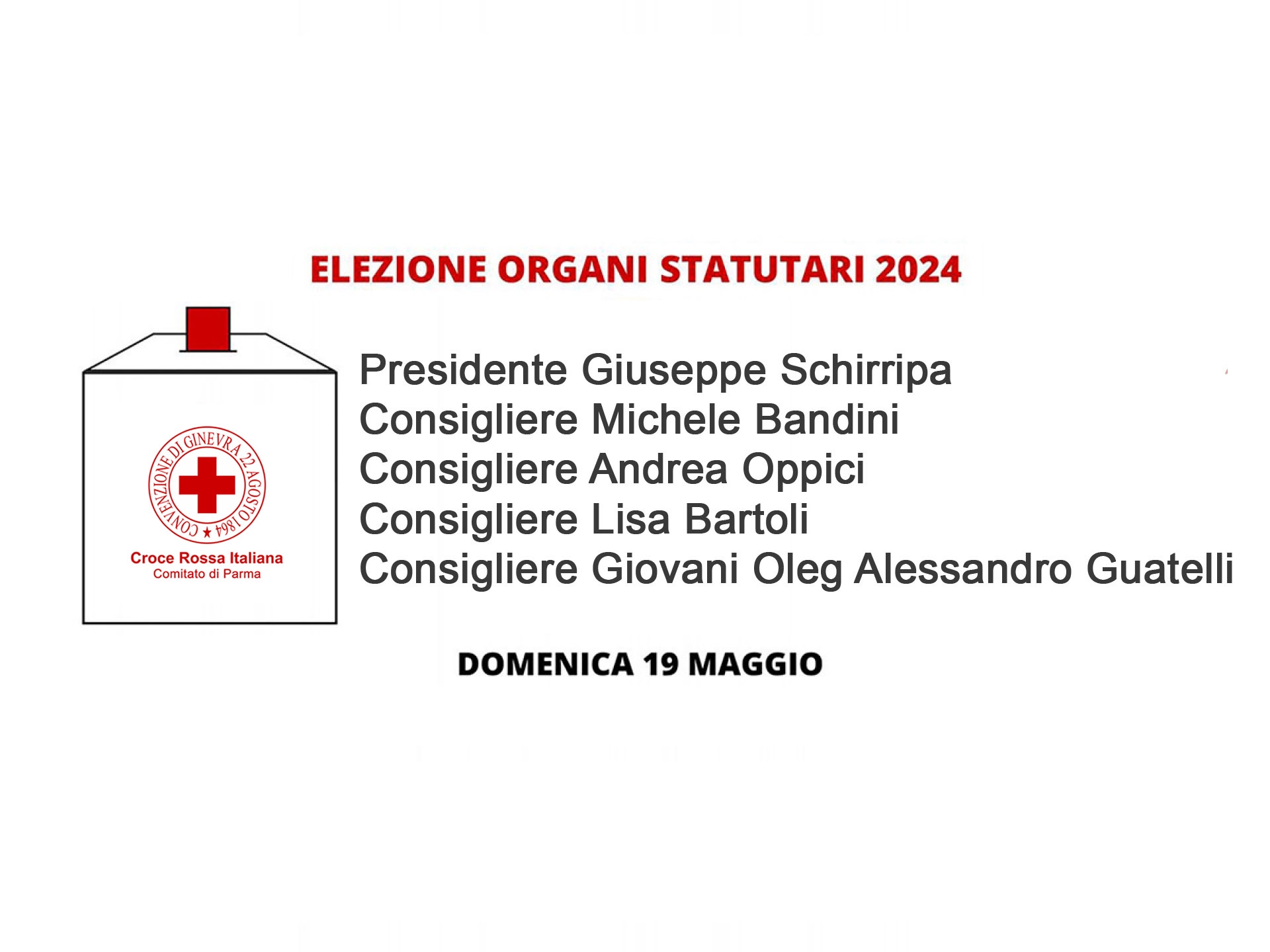 Il Dott. Giuseppe Schirripa è il nuovo Presidente CRI Parma